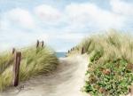 Poster DIN-A4 Strandweg Sylt16